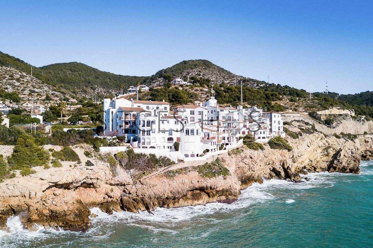 Alojate En Una Torre Sobre El Mar Appartement Sitges Buitenkant foto